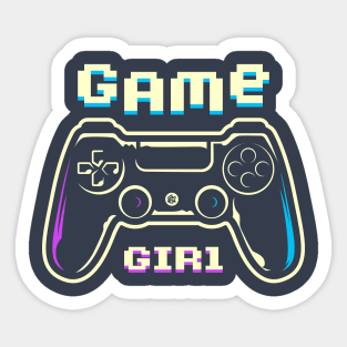 Game Girl Sticker